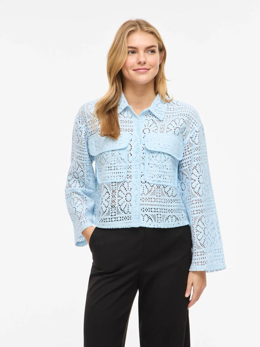 Vila Vimerinda Crochet Cardigan
