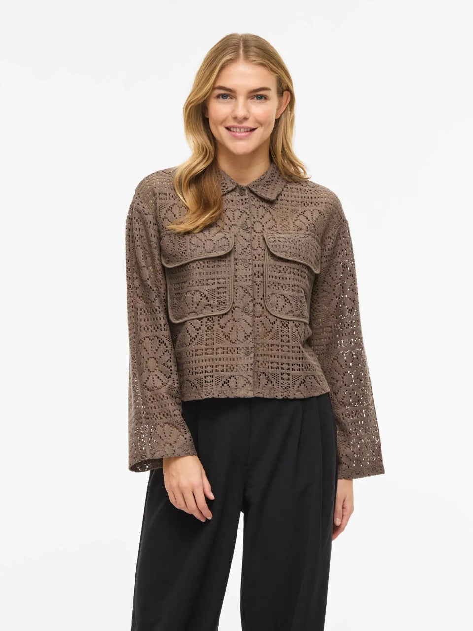 Vila Vimerinda Crochet Cardigan