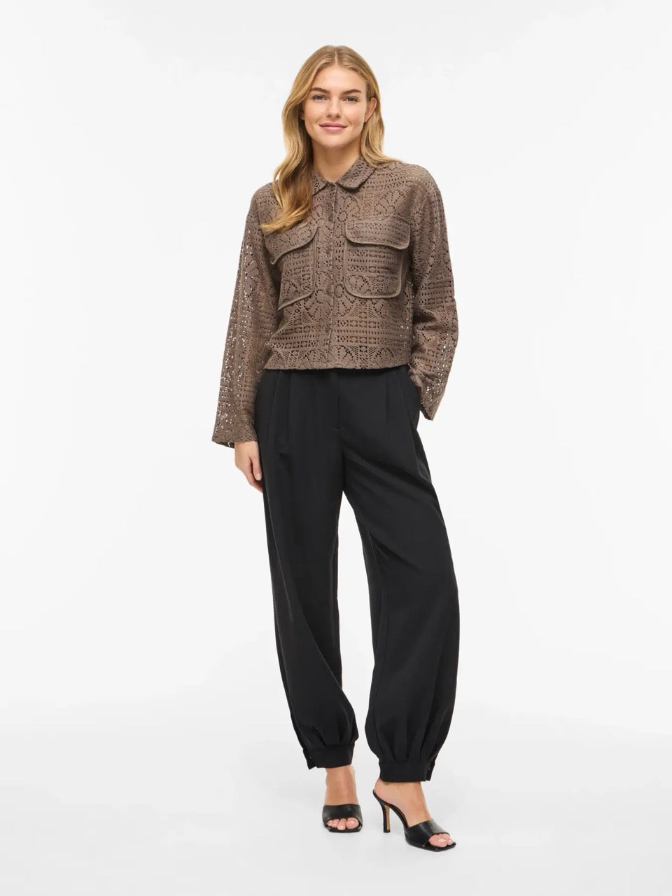 Vila Vimerinda Crochet Cardigan