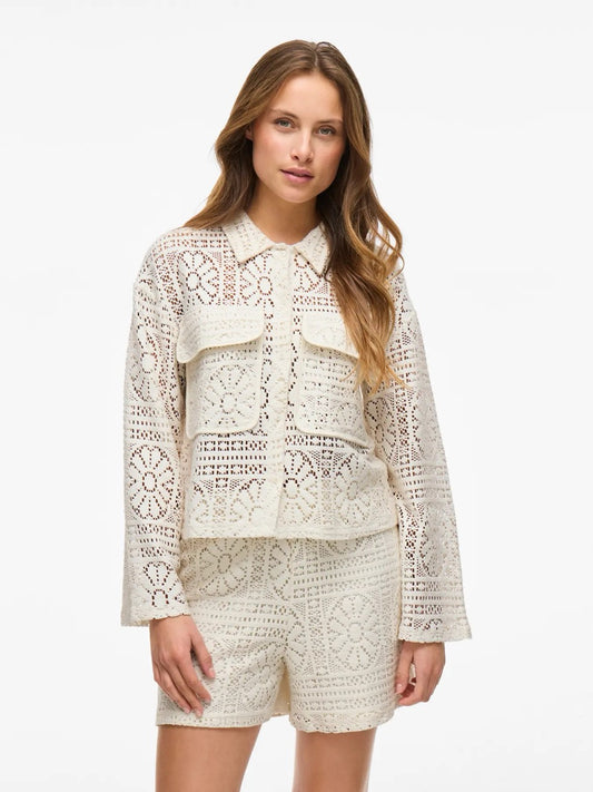 Vila Vimerinda Crochet Cardigan
