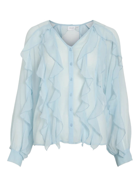 VILA Vimitalla Flounce Shirt