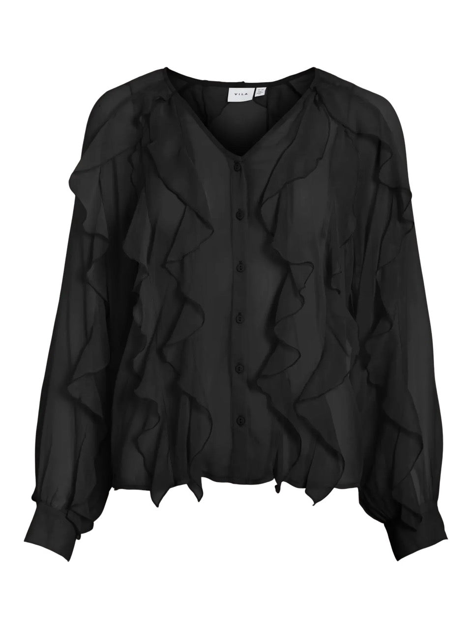 VILA Vimitalla Flounce Shirt