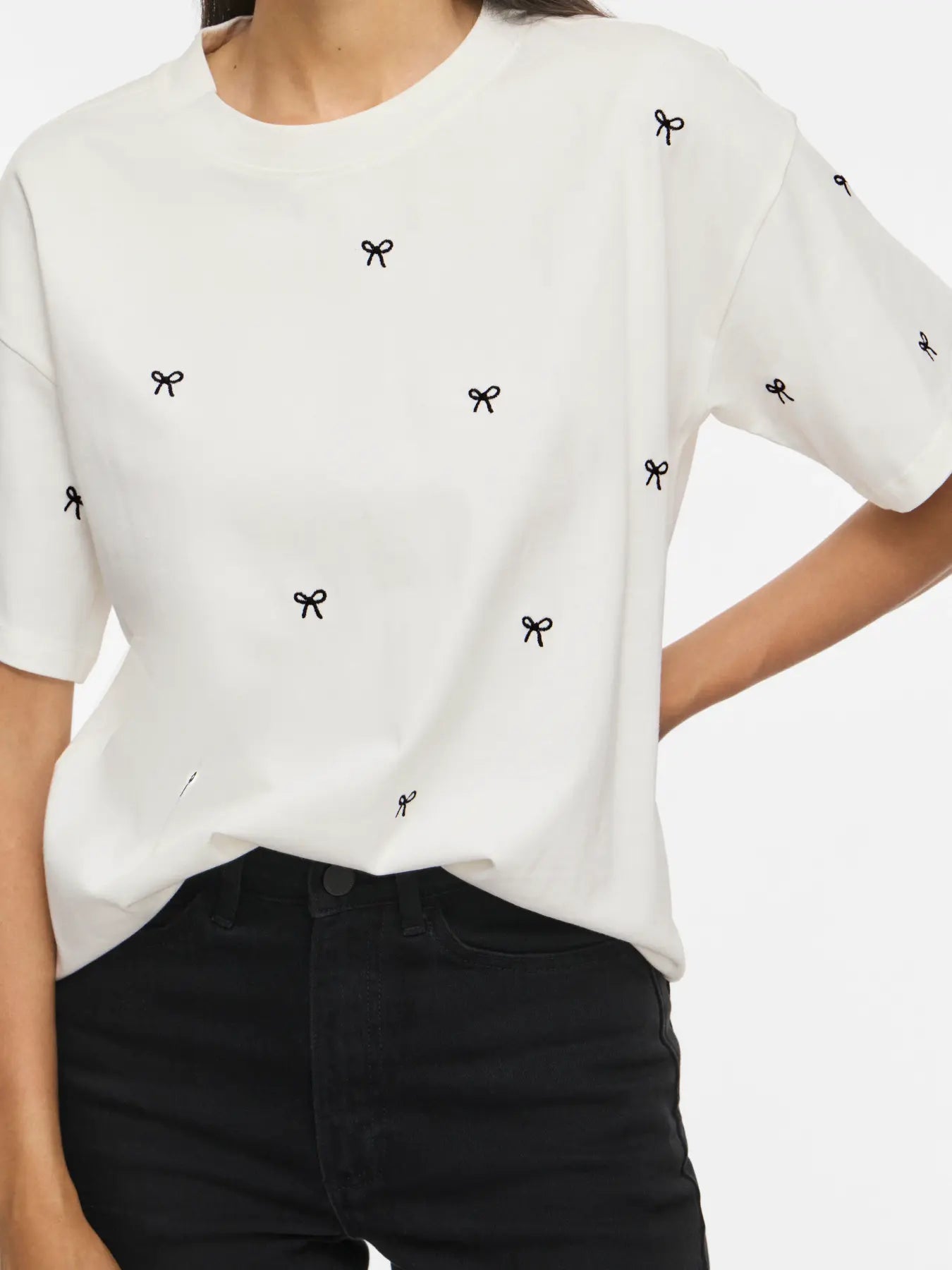 VILA Vimonie Bow T-Shirt
