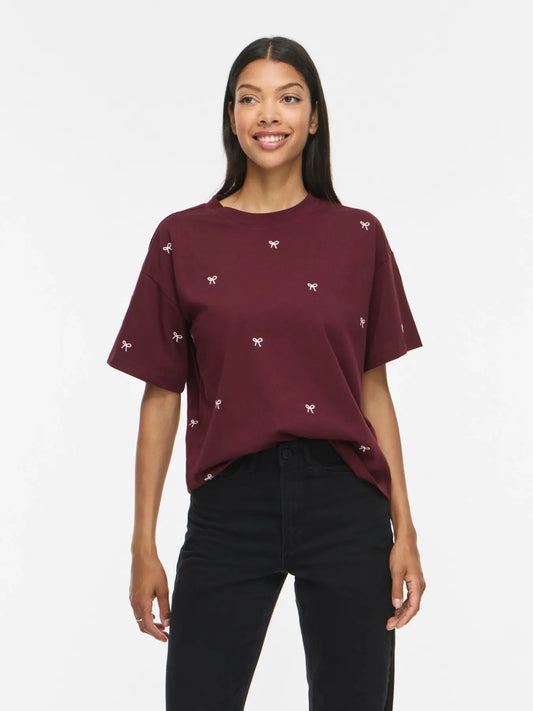 VILA Vimonie Bow T-Shirt