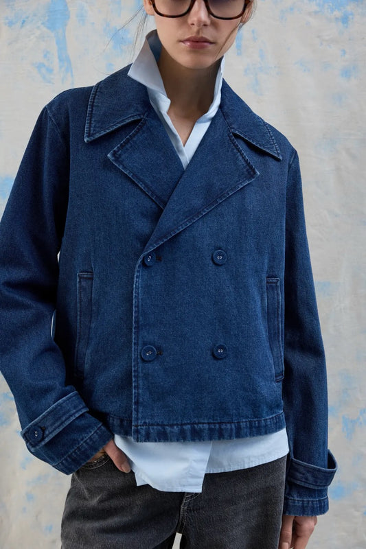 VILA Vinata Denim Trench