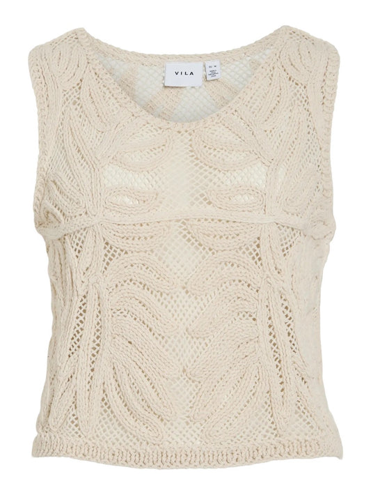 Vila Visiamsa Crochet Top
