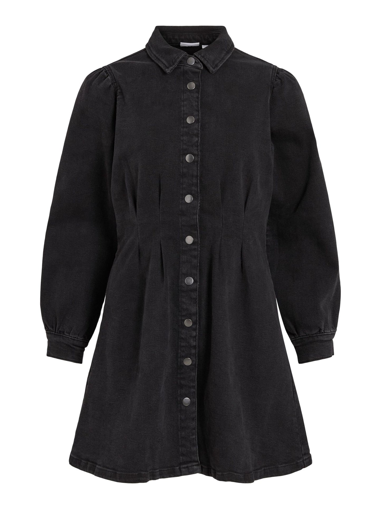 VILA Visol Pleat Denim Dress