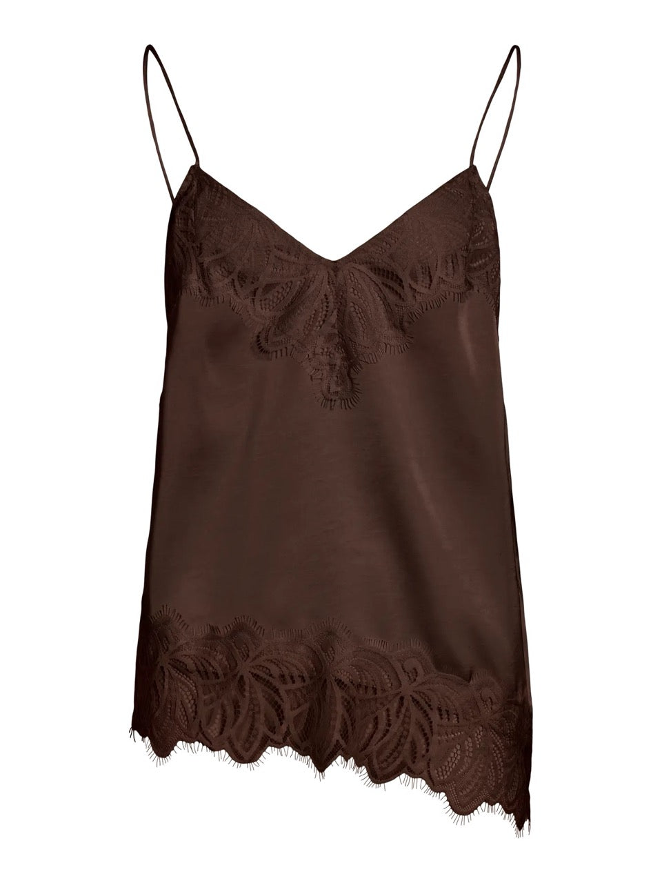 VILA Vilea Lace Strap Top