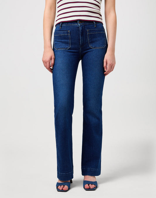 Wrangler Flare Dark Wash