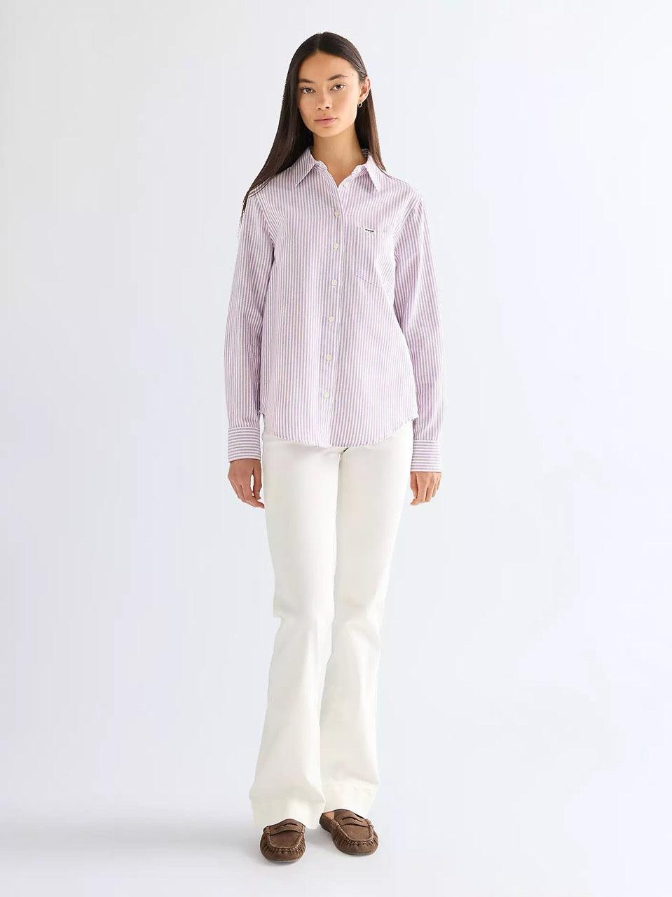 Wrangler Flare Worn White