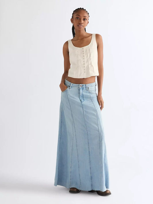 Wrangler Radiating Maxi Skirt