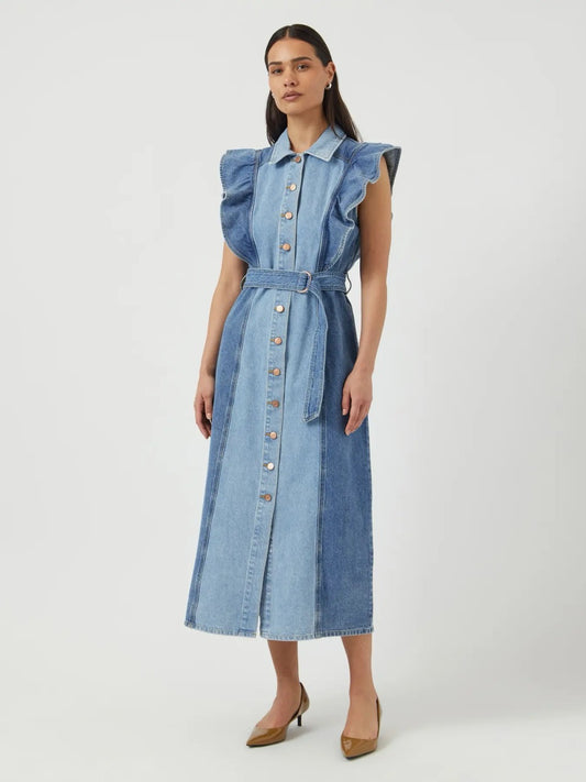 YAS Cawi Denim Klänning