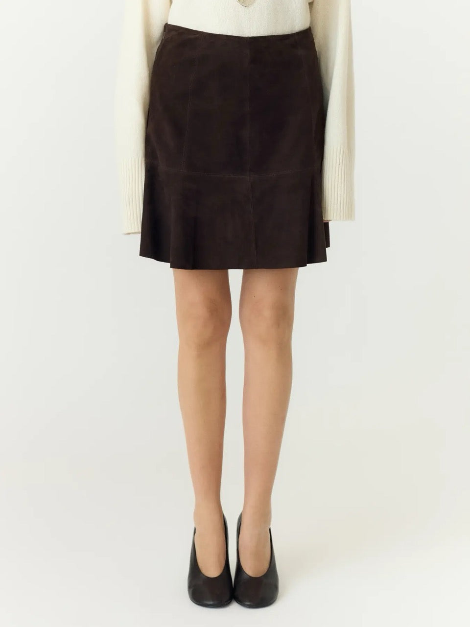 YAS Colly Suede Skirt