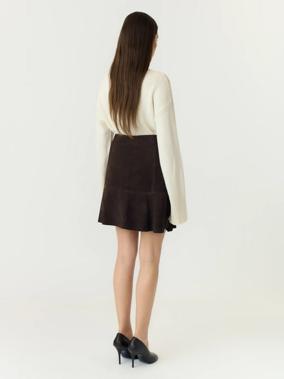 YAS Colly Suede Skirt