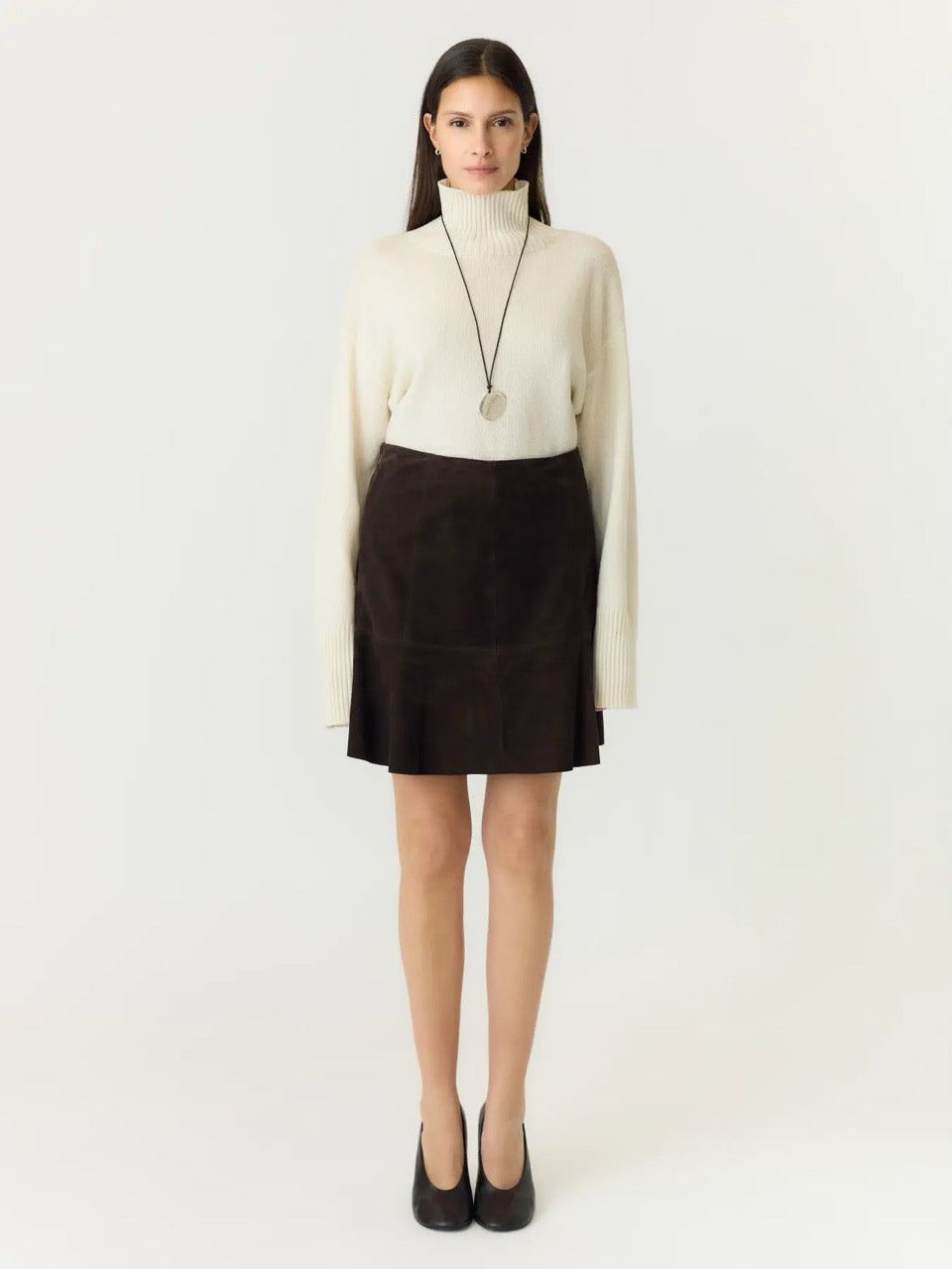 YAS Colly Suede Skirt