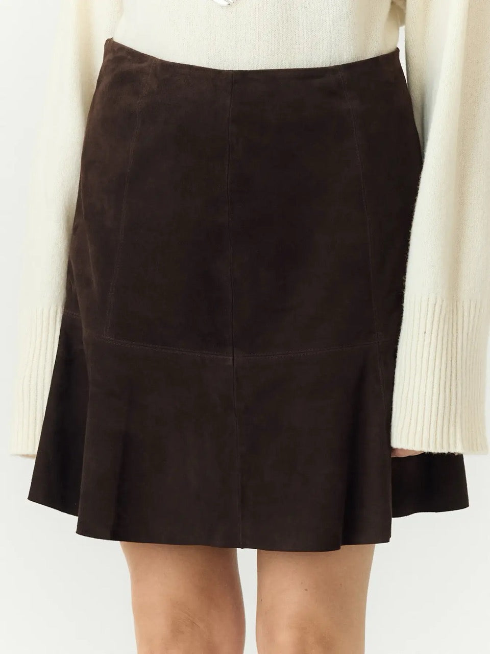 YAS Colly Suede Skirt
