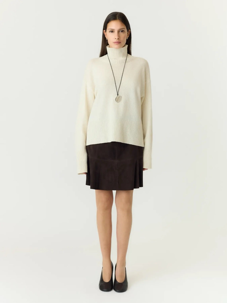 YAS Colly Suede Skirt