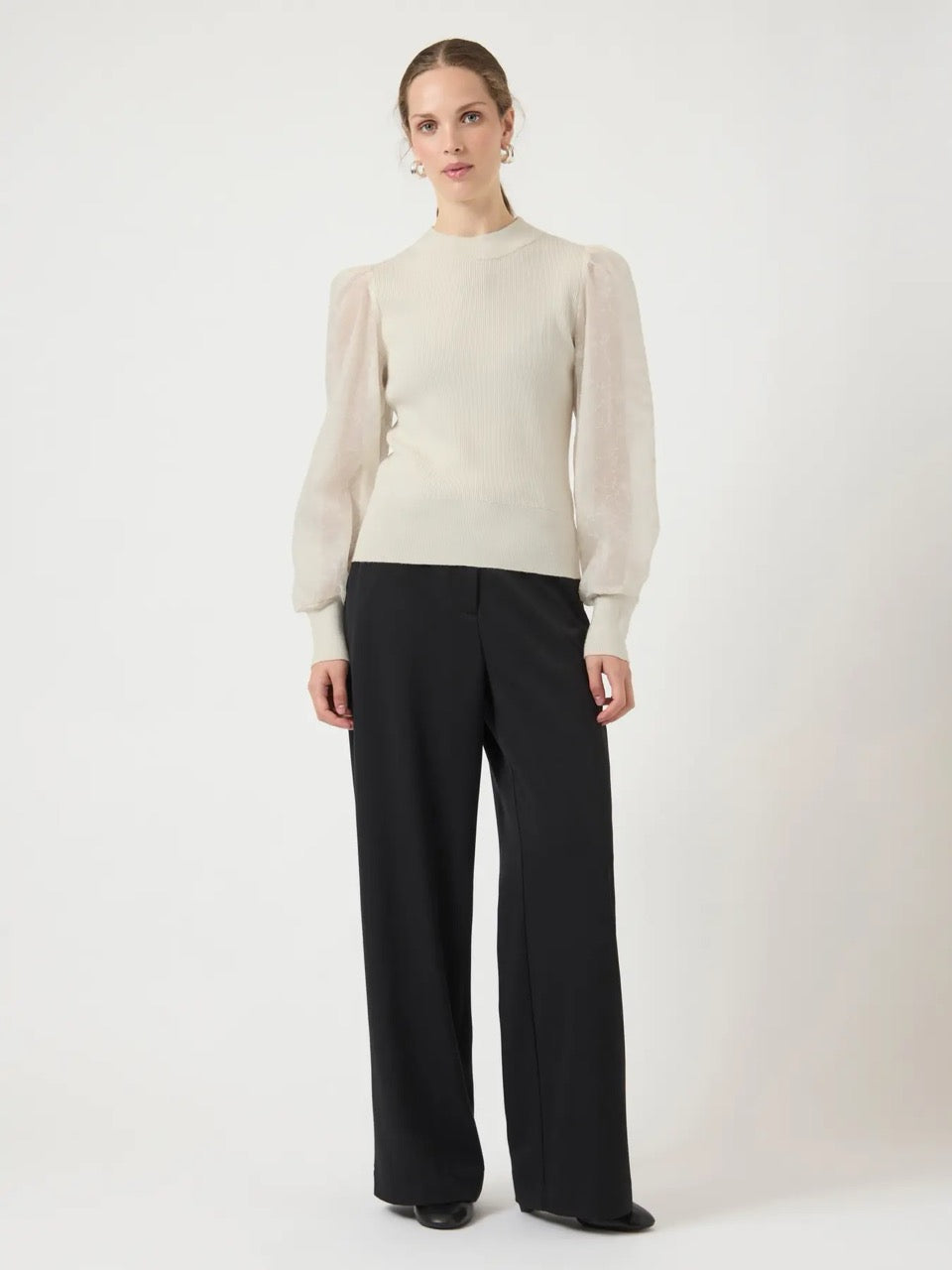 YAS Dotme knit Pullover