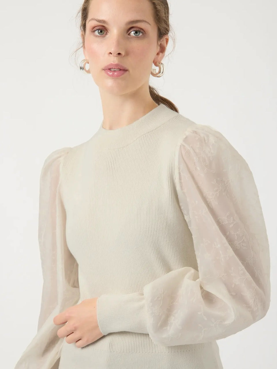 YAS Dotme knit Pullover