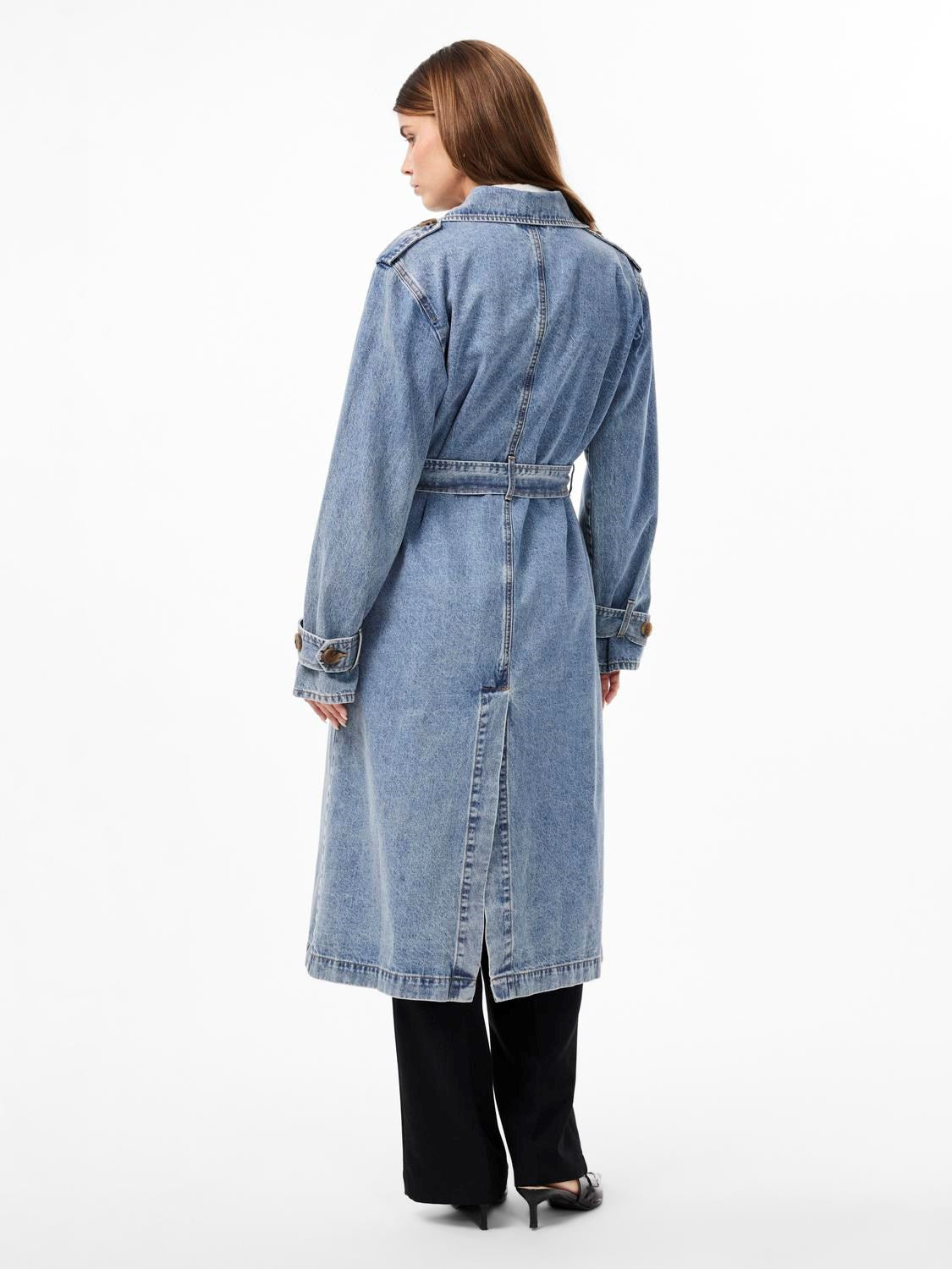 YAS Karli Denim Trench