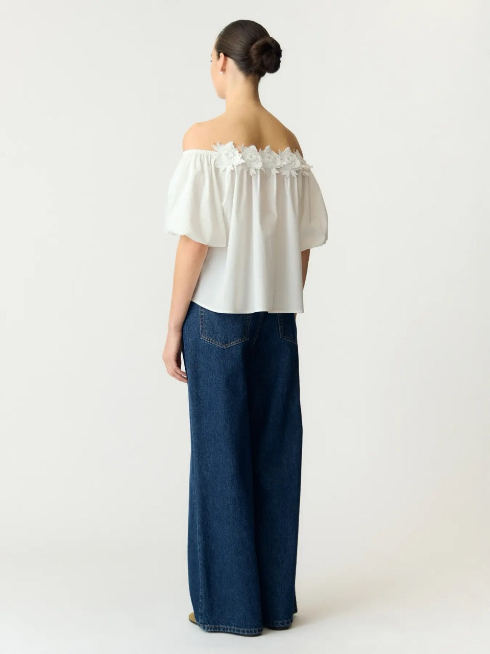 YAS Manly Off-Shoulder Blouse