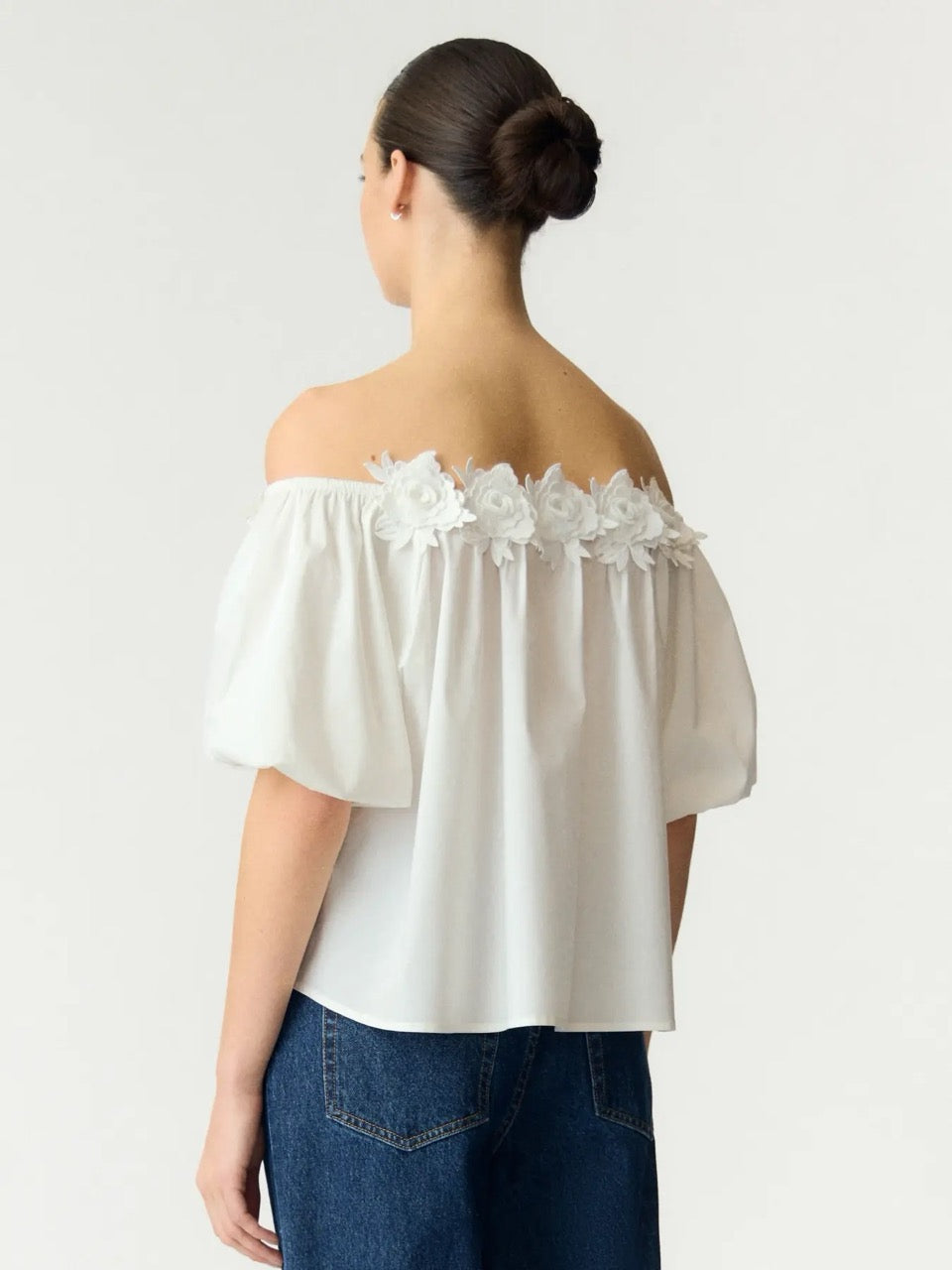 YAS Manly Off-Shoulder Blouse