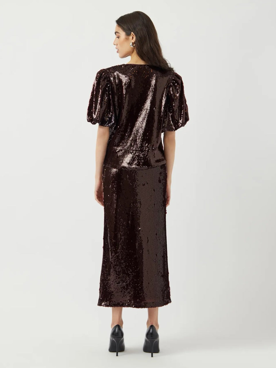 YAS Royalina Sequin Top