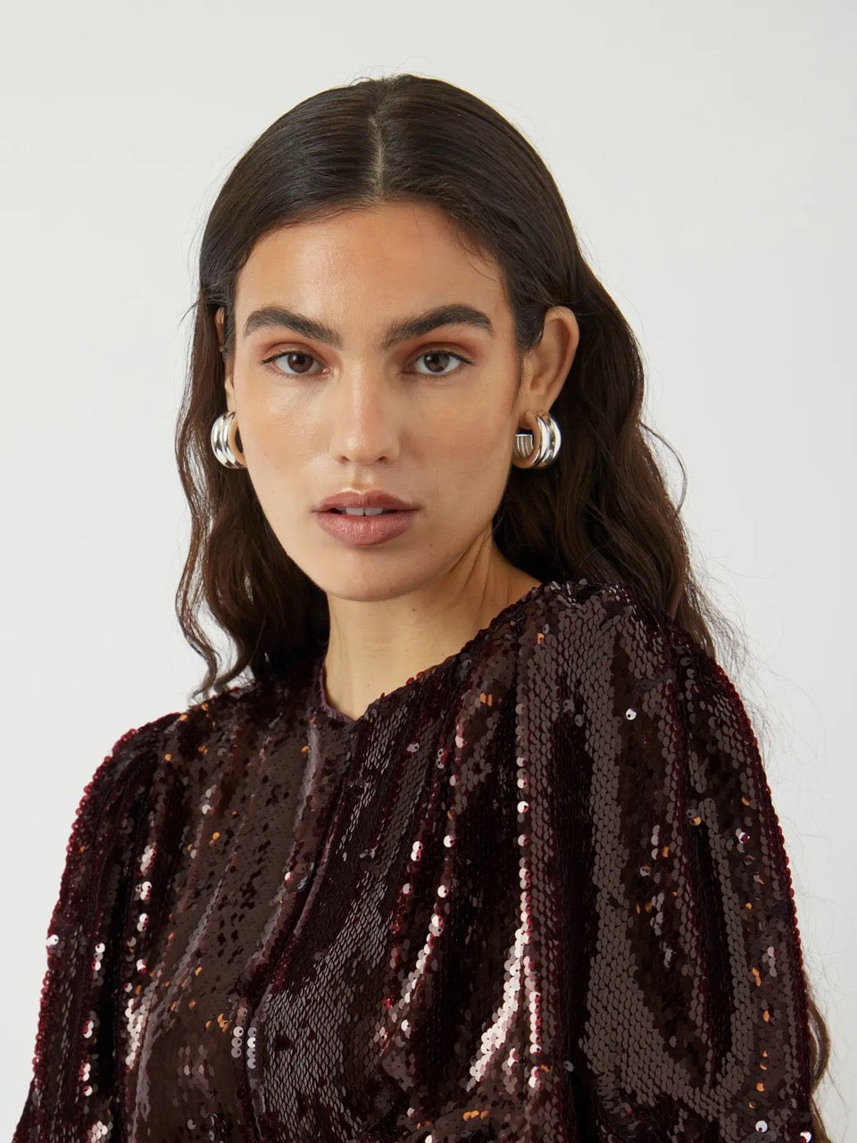 YAS Royalina Sequin Top