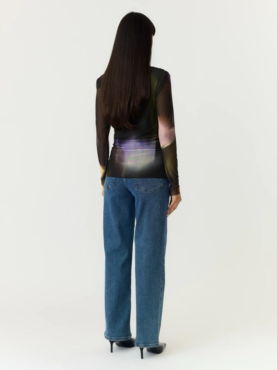 YAS Shama Mesh Top