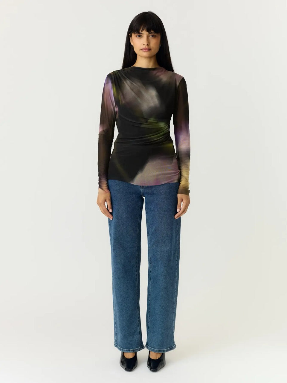 YAS Shama Mesh Top